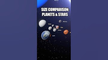 Size comparison: Planets & Stars