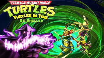 TMNT Turtles In Time Re-Shelled Full Game Gameplay Walkthrough 4 Players Coop No Commentary