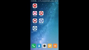 Create folders, new page on home screen of xiaomi android miui operating system.