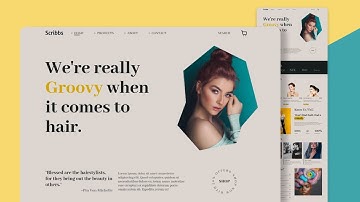 Design an Elegant Lady Salon Landing Page | HTML, CSS & Vanilla JS Tutorial