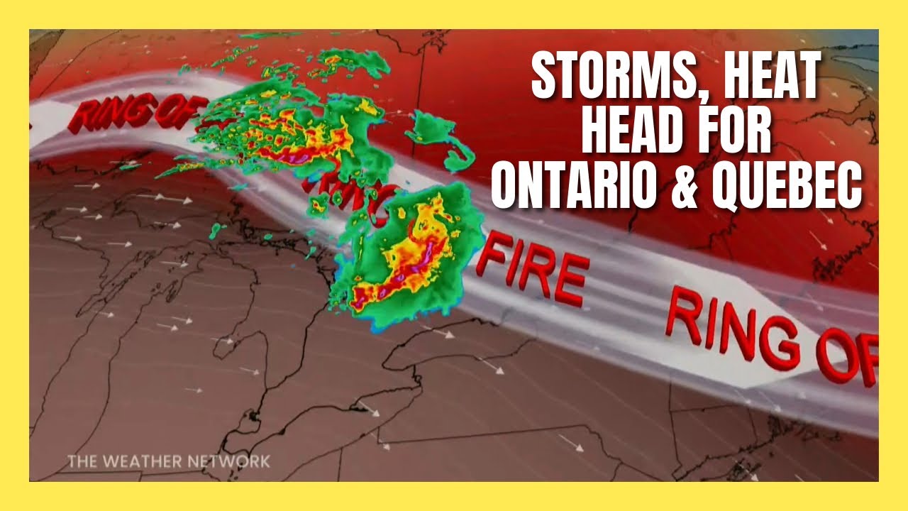 Severe Storm Threat Amplified by Excessive Heat in Ontario | #forecast ...
