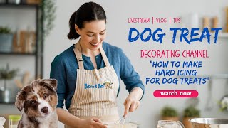 How to Make Hard Dog Icing  for Dog Treats