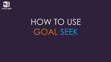 How to Use Goal Seek in Microsoft Excel in simple method