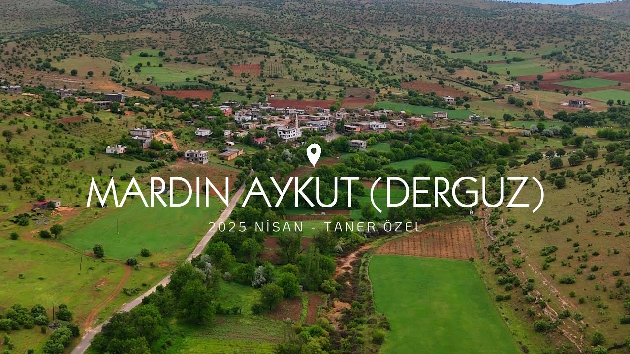 Mardin Mazıdağı Aykut (Derguz) Köyü | 2025 Nisan Bahar Manzaraları (Drone)