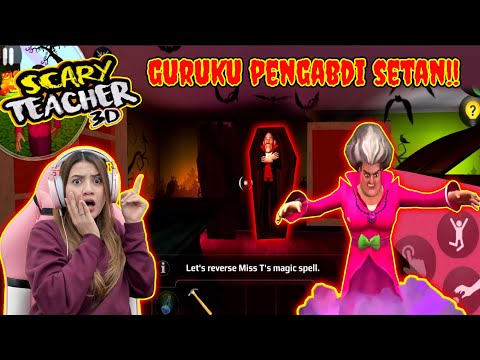 GURUKU TERNYATA PENGABDI SETAN?? ASTAGAAA...HOROR BANGET!! SCARY TEACHER 3D INDONESIA