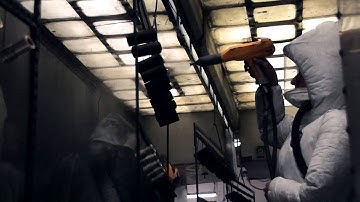 Automated Powder Coating Line:  Start to Finish