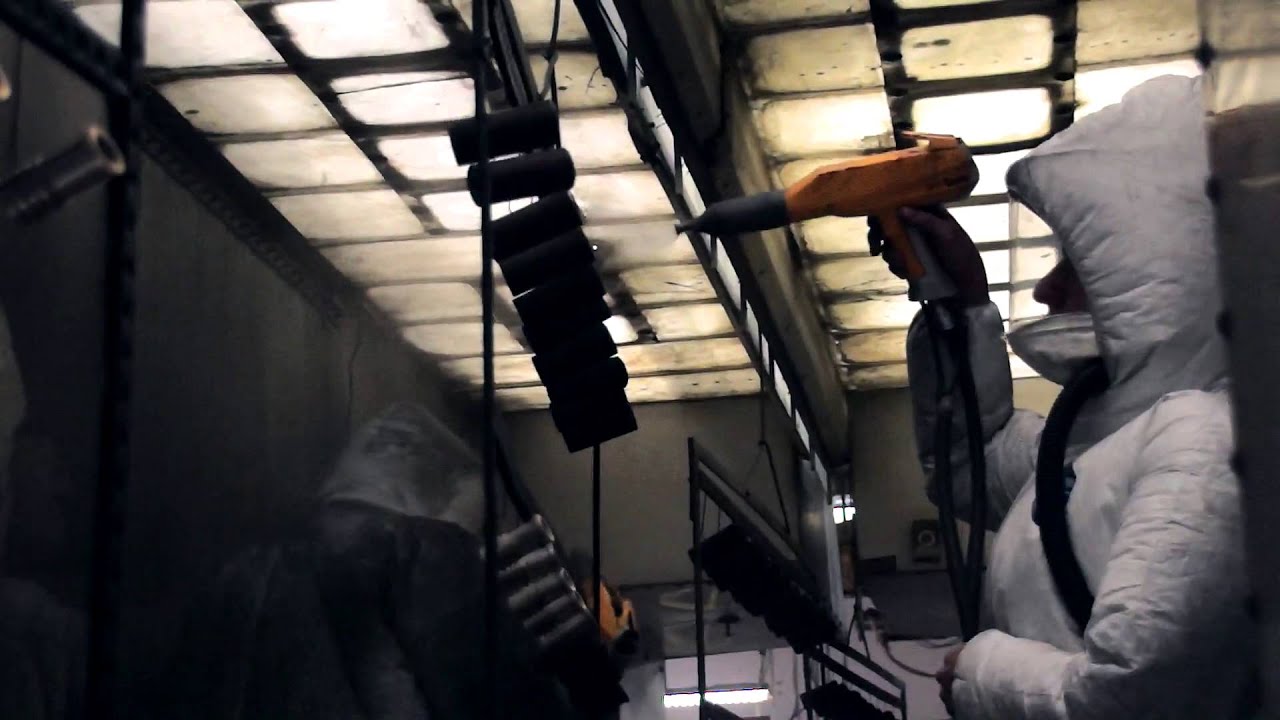 Automated Powder Coating Line:  Start to Finish