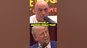 Joe Rogan announces Trump Endorsement with Elon Musk podcast 🤯😳