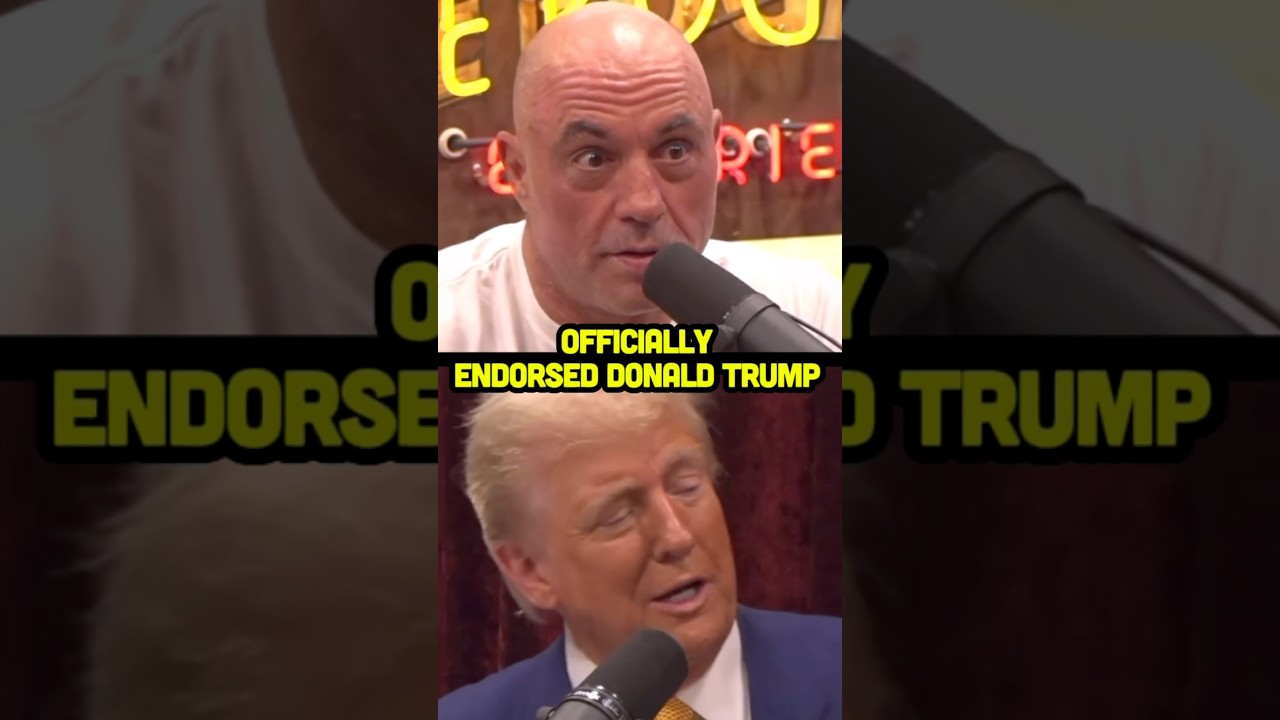 Joe Rogan announces Trump Endorsement with Elon Musk podcast 🤯😳