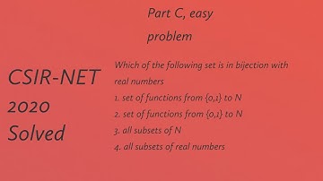 CSIR NET june 2020, mathematics part C. #CSIRNET, #csirmath