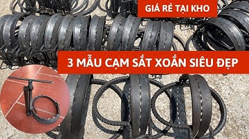 Chia sẻ 3 mẫu cạm bẫy heo rừng , cạm bẫy thú rừng sắt xoắn VỪA KHOẺ VỪA KO GẪY
