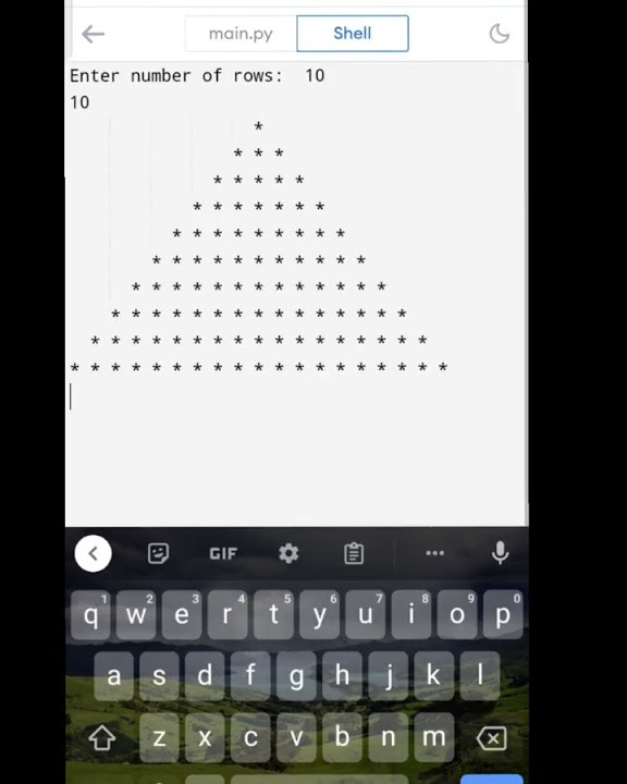 Pattern in python | Print Pyramid in Python | @Prince Kumar | #shorts # ...