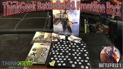 ThinkGeek Battlefield 1 Frontline Pack