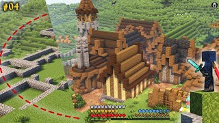 I Built The First Village in Minecraft Survival