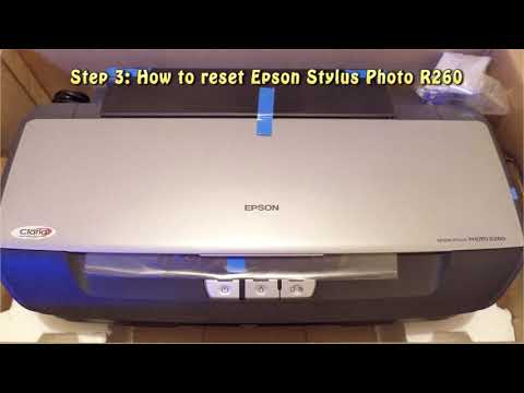 Reset Epson Stylus Photo R260 Waste Ink Pad Counter