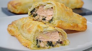 Salmon En Croute – Salmon Wellington – Puff pastry Salmon