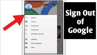 ✔how to sign out of google account (android)