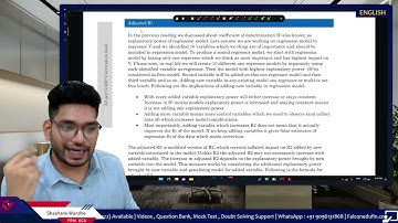Most important concepts FRM Part II Quants 2022