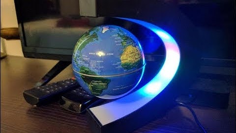 How it work: MECO C Shape Magnetic Levitation Floating Globe