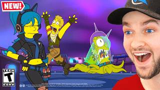 New Fortnite Simpsons Gameplay Full Live Event