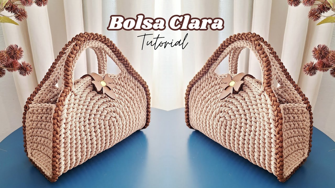 КАК СДЕЛАТЬ ПРОСТУЮ И ЭКОНОМИЧНУЮ СУМКУ КРЮЧКОМ/Сумка Clara