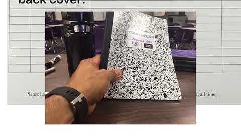 Algebra 1 Notebook set up