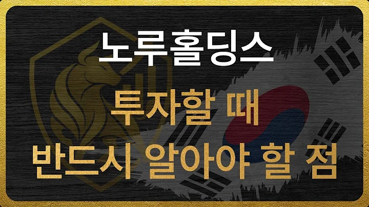 [000320] 노루홀딩스 투자할 때 반드시 알아야 할 점