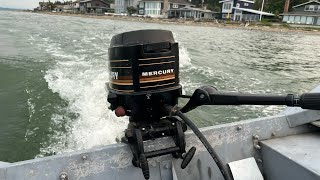 1984 Mercury 4.5hp GPS speed run