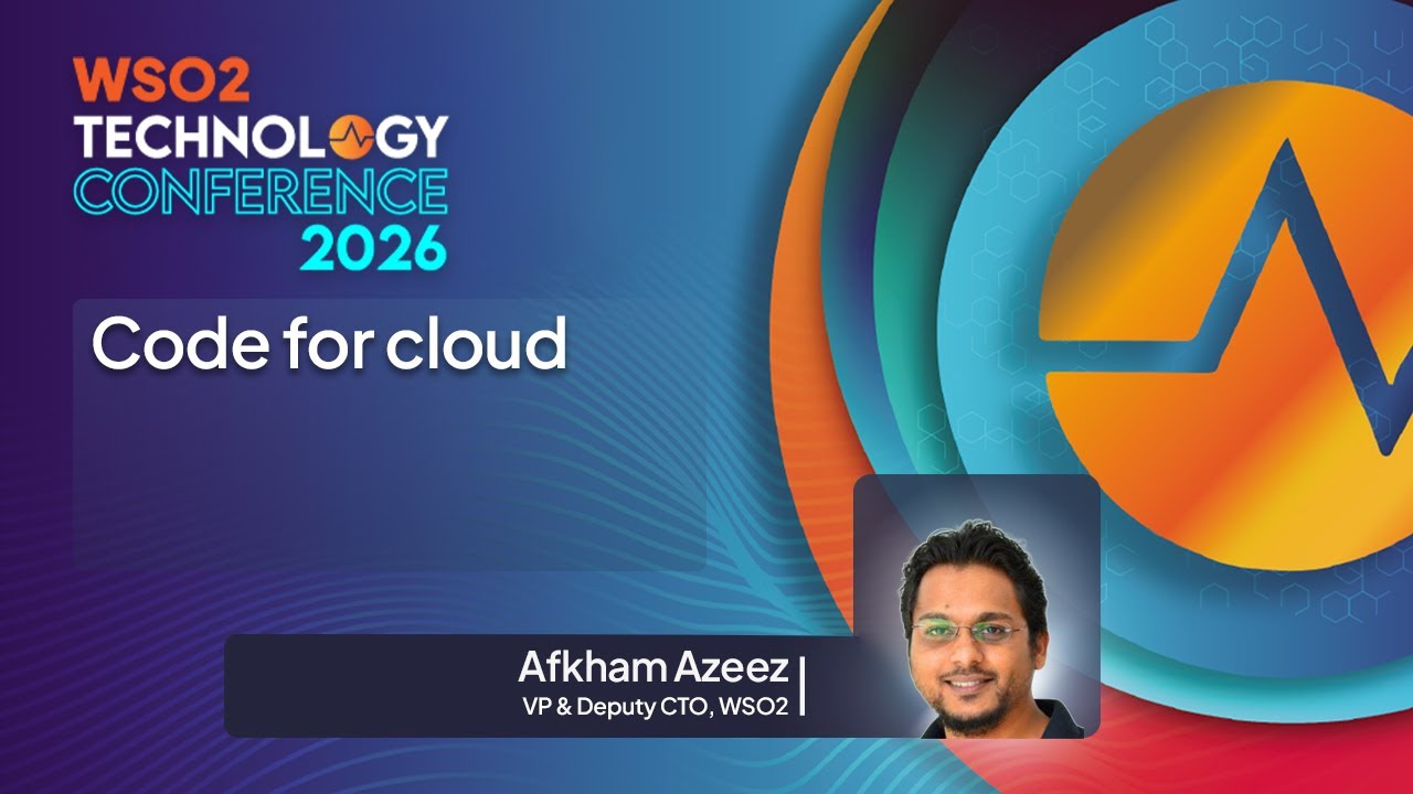 Код для облачных вычислений | Технологическая конференция WSO2 2026