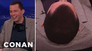 Jon Cryer Comes Clean On His Roll-On Hair | CONAN on TBS