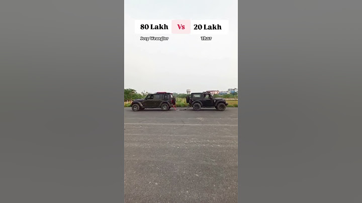 Jeep Wrangler vs thar 3 door 🔥🚀 #automobile