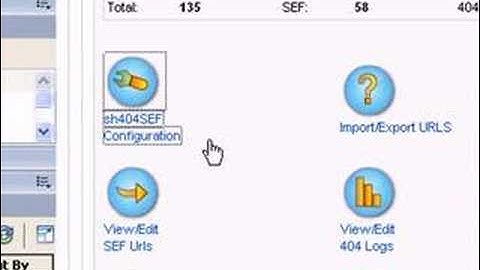 Joomla 1.5 sh404sef tutorial - setting up advanced mode