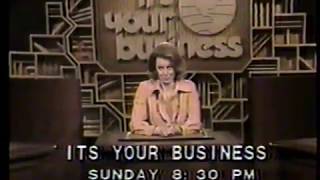 1981 It's Your Business News program Promotion