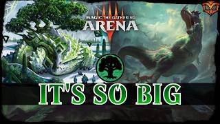 TOO BIG TO FAIL | MTG Arena Mono Green Stompy Dinosaur Jank Combo STRIXHAVEN Standard