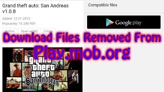 Fix play mob.org Files remove problem 100% solved screenshot 1