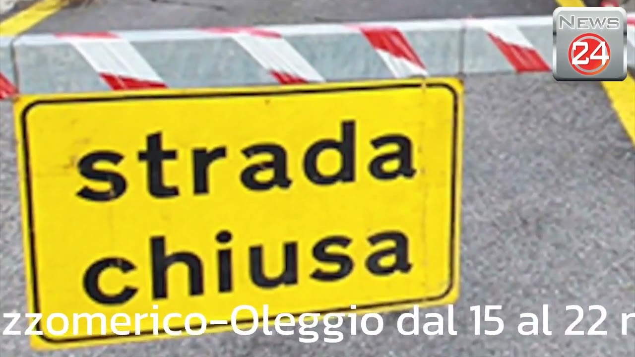 Chiusura totale sp 18A Mezzomerico-Oleggio dal 15 al 22 maggio per manutenzione ponte