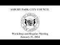 Asbury park city council meeting  january 31 2024