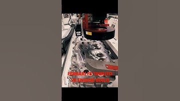 Ferrari F8 tributo V8 engine build #shorts #ferrari #viral