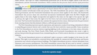 6  Constitution protects criminal defendants