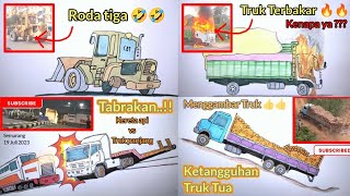 4 Gambar truk terfavorit Truk mania Indonesia Part 5 🤣