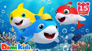 cute swimming baby shark fun ocean animal sing along nursery