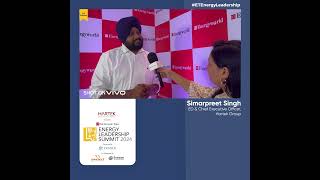 Simarpreet Singh Shares Insights at ETEnergy Leadership Summit 2024