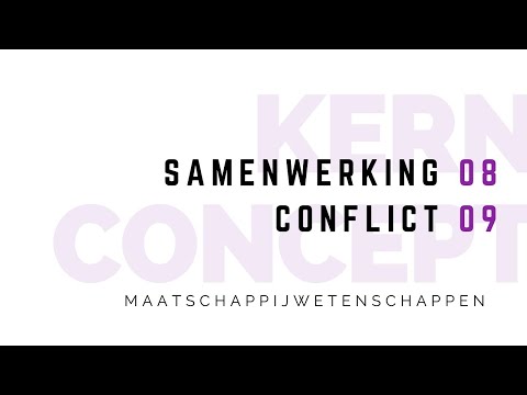 Video: Wat is het verschil tussen samenwerking en conflict?