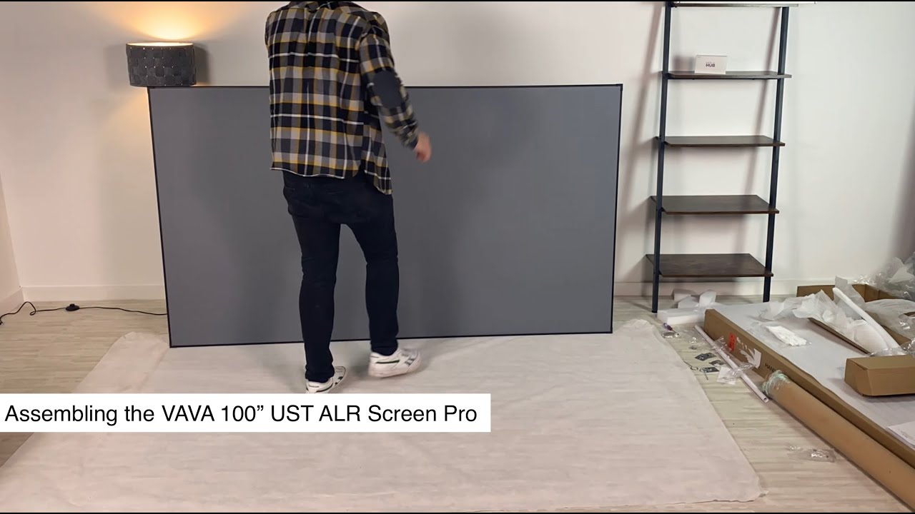 Assembling the VAVA 100" UST ALR Screen Pro