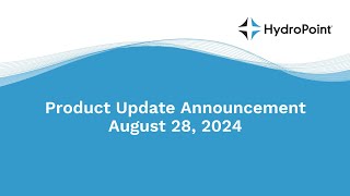 WeatherTRAK - Product Release Notes - 8/24