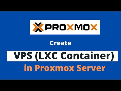 Create VPS (LXC Container) in Proxmox Server
