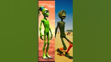 Alien dance dame tu cosita viral video #greenalien #amitokosita #dametucosita #aliendance