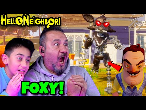 IŞIK HIZINDA FOXY!! KAZIM USTA FOXY OLDU! | HELLO NEIGHBOR IGNITED FOXY MODU!