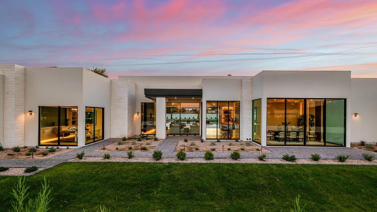 TOUR A $9M Paradise Valley Arizona Luxury Home | Scottsdale Real Estate ...