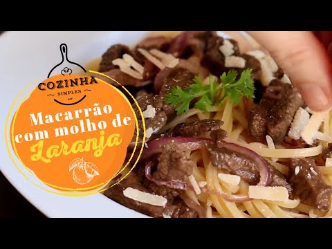 Macarrão com Molho de Laranja | COZINHA SIMPLES